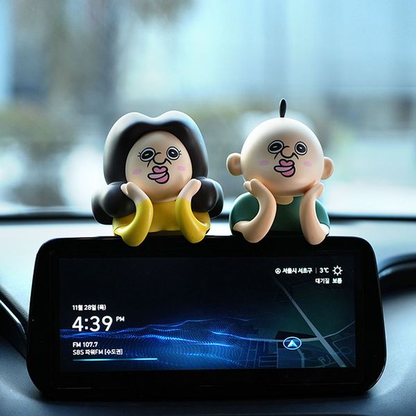 빵빵이 옥지 모니터 방향제 차량용 네비 방향제