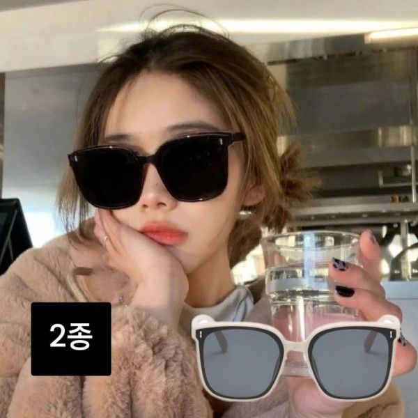 남녀공용 빅 오버 사이즈 모던 선글라스