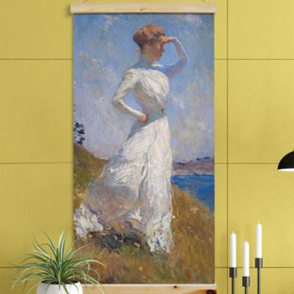 pp379-우드스크롤_60CmX120Cm_-프랭크웨스턴벤슨_햇살