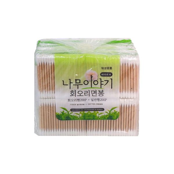 나무이야기 회오리 면봉 400P(WFFFHY9)