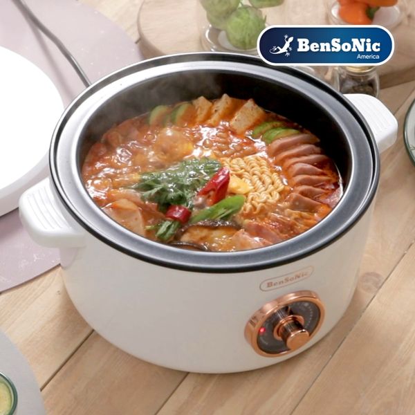 벤소닉 레트로 멀티 쿠커 전기 찜기 JG-DZG805G
