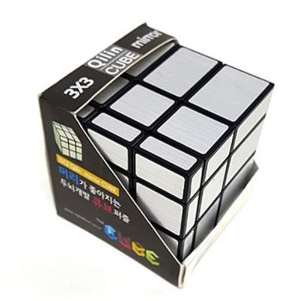 3X3 미러 실버 두뇌개발 큐브