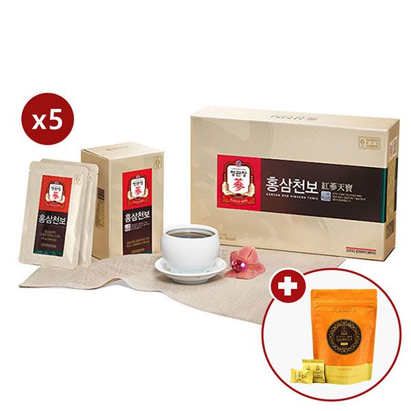 [정관장] 홍삼천보 50ml x 30포 5박스 + 홍삼캔디수