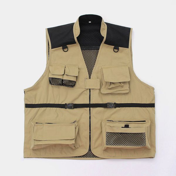 사계절 메쉬 레저 조끼(3XL) 낚시 작업 여름조끼