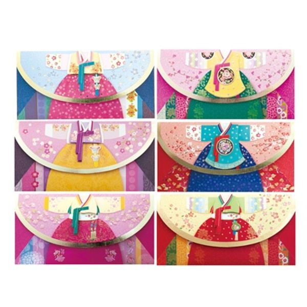 화사한복 전통 봉투세트 FB109 Set(6종 한세트)