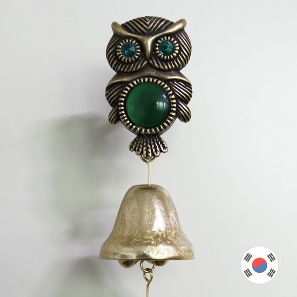 옥돌 부엉이 맑은소리 문종 도어벨 1종 HDB-107