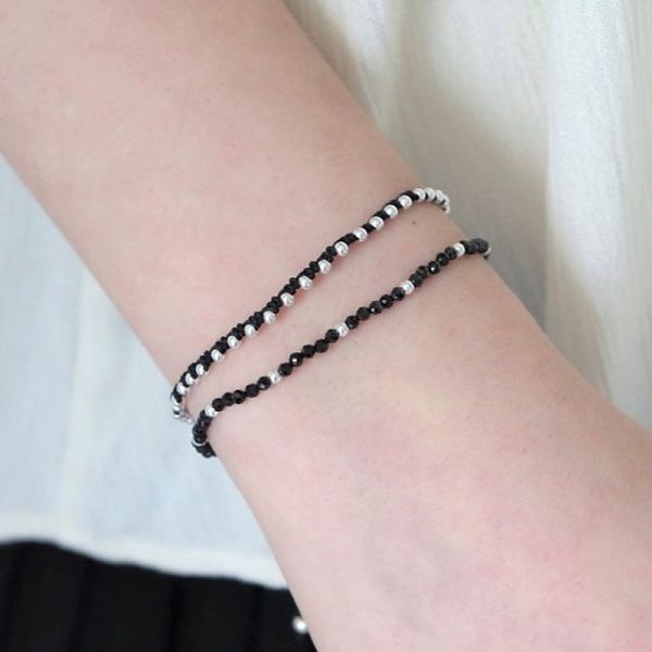 (Silver925) Layered knot bracelet(WDC8EC7)