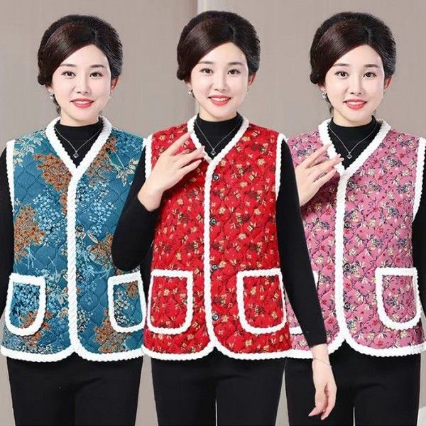 플라워 베스트 로프조끼 6color