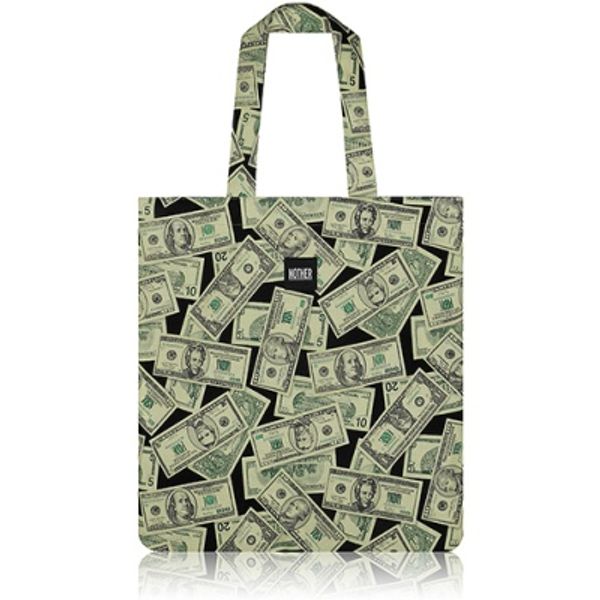 nother Dollar Bills Flat Tote Bag / 나더 달러 패턴 플랫 토트백