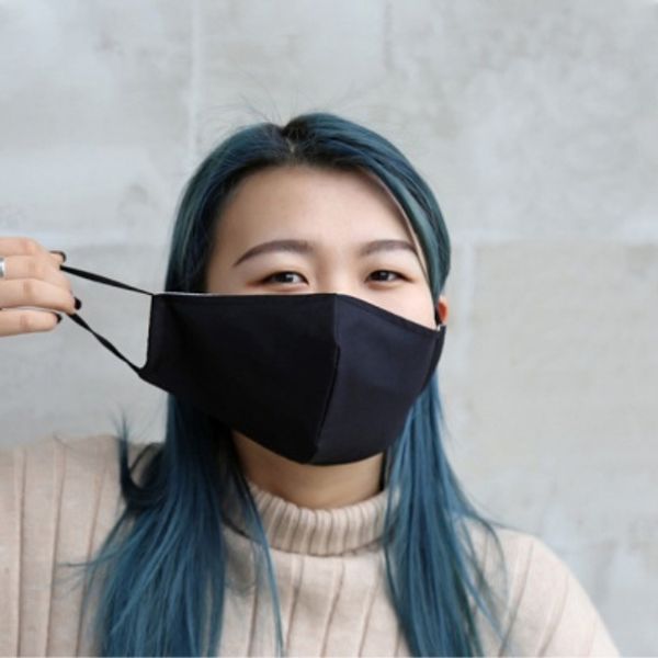 순면 3겹 필터 마스크 / 빨아쓰는 면마스크