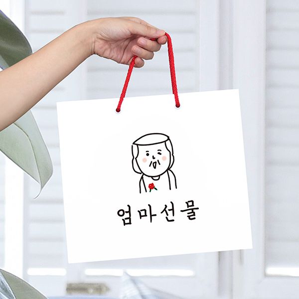 엄마아빠 선물 쇼핑백 M