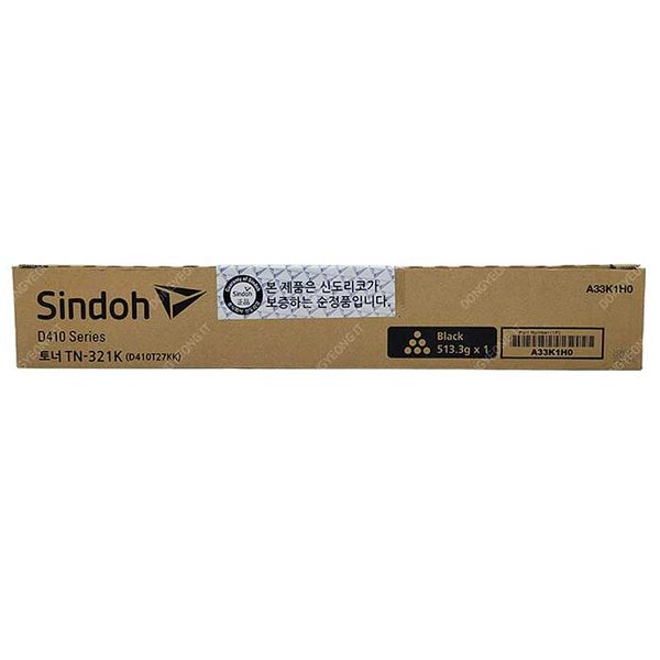 Sindoh 정품 D412 토너 검정