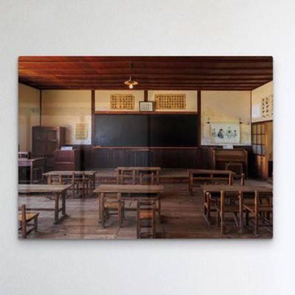 af608-폼아크릴액자78CmX56Cm_추억의옛날교실