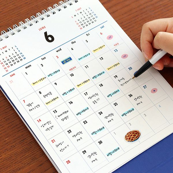 2026 루나 옛날 음력 탁상 달력 (절기 데스크 캘린더)