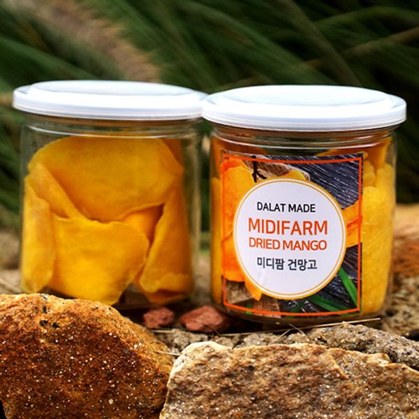 미디팜 달랏 프리미엄 캔포장 건망고 200g