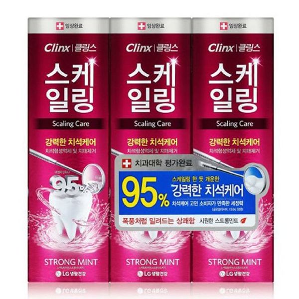 클링스 스케일링 스트롱민트 치약 100g 3P(W96D387)