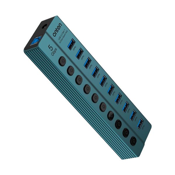 USB 10포트 멀티허브 / 개별스위치 5Gbps IFW323d