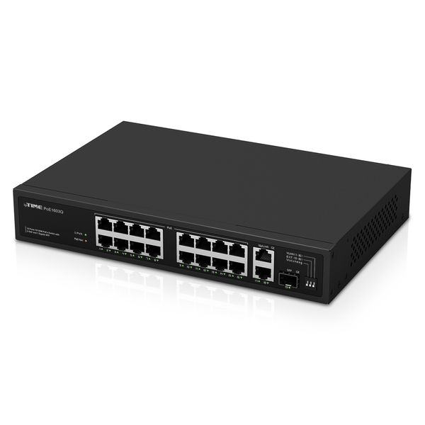(아이피타임) ipTIME PoE1603Q 16포트 PoE 스위칭허브