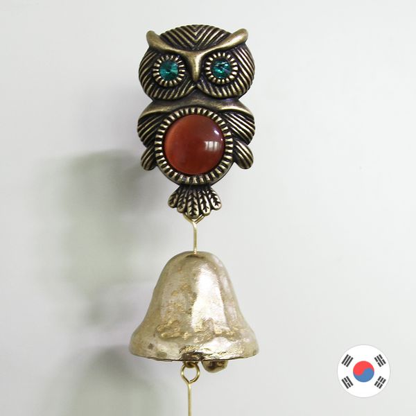 옥돌 부엉이 맑은소리 문종 도어벨 1종 HDB-107