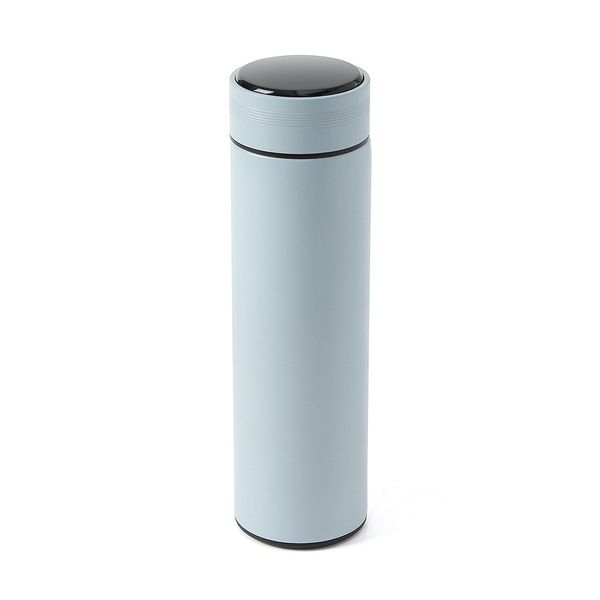 [쿠킹홈]스마트 LED 온도표시 보온병(500ml) (스카이)