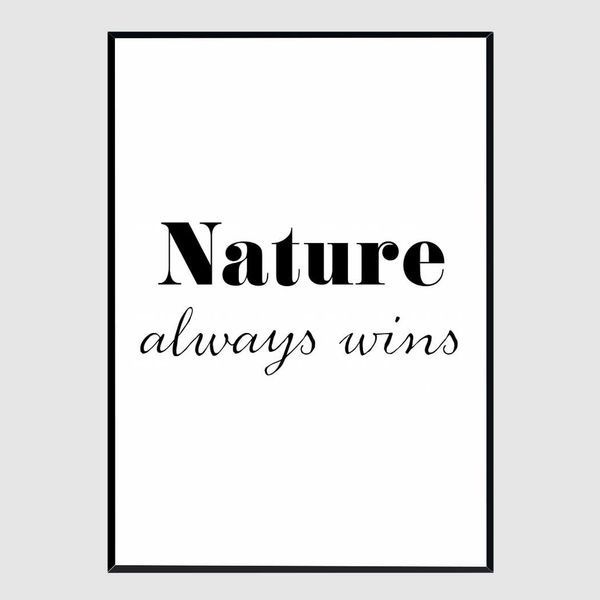 깔금한액자 Nature always wins A3사이즈(WFGP0NX)