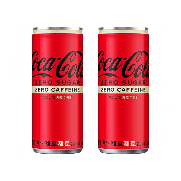 코카콜라 제로제로 제로슈거제로카페인 250ml 30캔