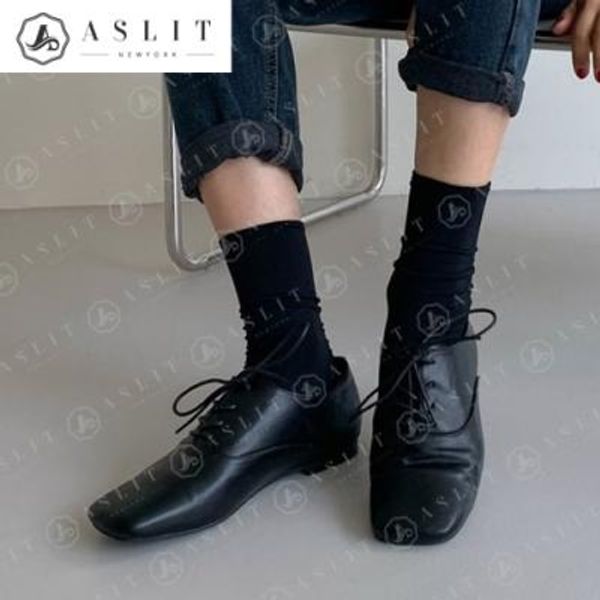 [애슬릿]더비 스퀘어 토 데일리 여성 단화 로퍼