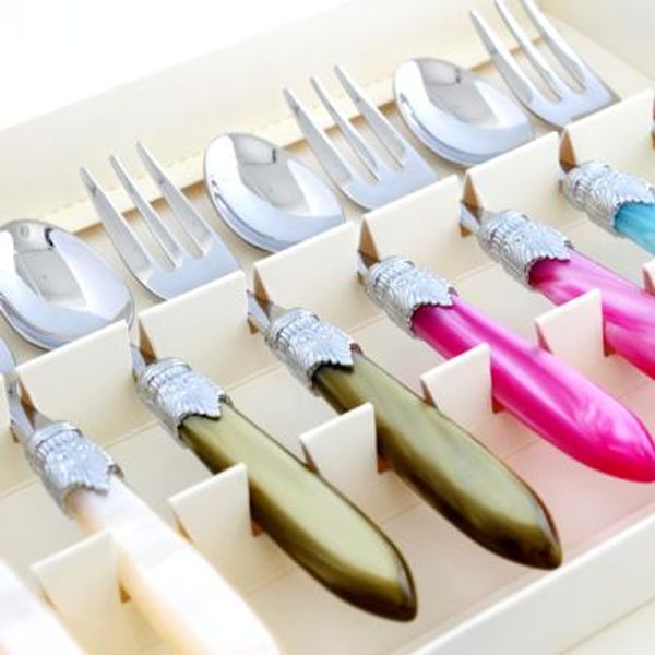 [리바도시]라울라 크롬 커피스푼6p+케익포크6p
