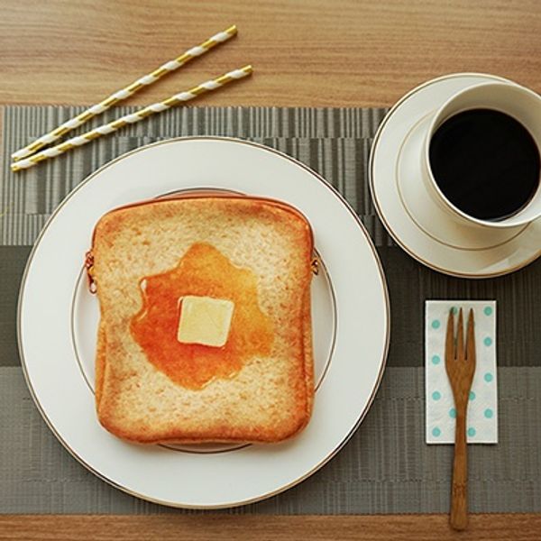 이런 식빵 토스트 파우치 필통