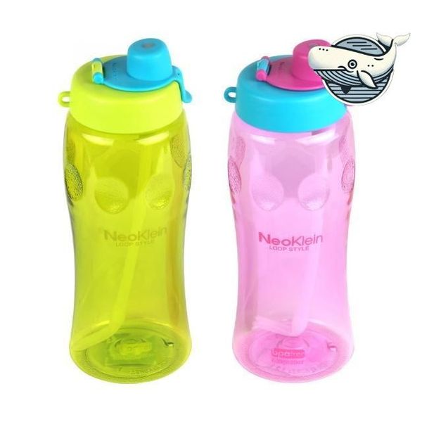 아동용 프리 빨대 물병 600ml 귀여운(WFHAJIH)