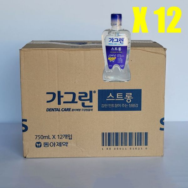 동아 가그린 스트롱 750ml 12개(1box)(WB2F1A2)