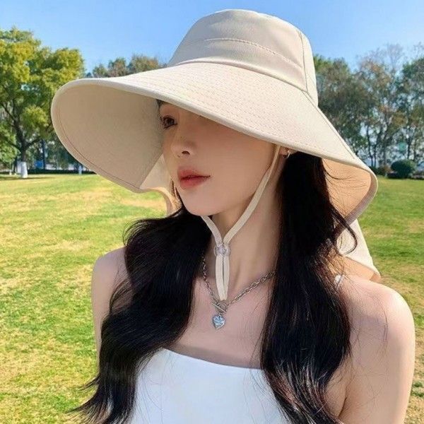 버킷햇 플랩캡 여성 챙넓은 여름 모자