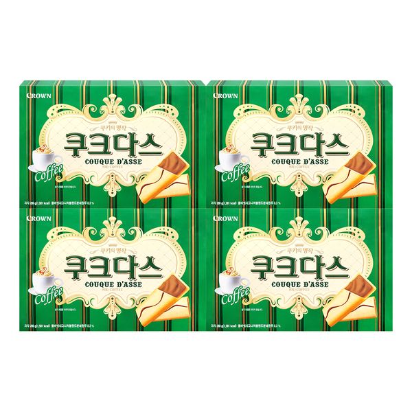 크라운 쿠크다스 커피 289g 4개