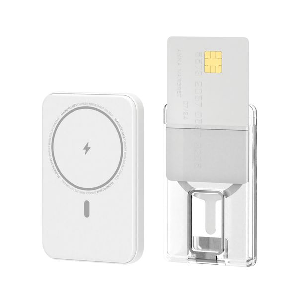 이어맥 맥세이프+카드지갑 미니 보조배터리 5000mah