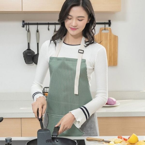스트라이프 핸드타월 방수앞치마 주방 목걸이앞치마