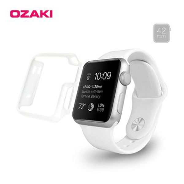 [OZAKI] 애플워치 슬림 크리스탈 투명 케이스 [42mm]