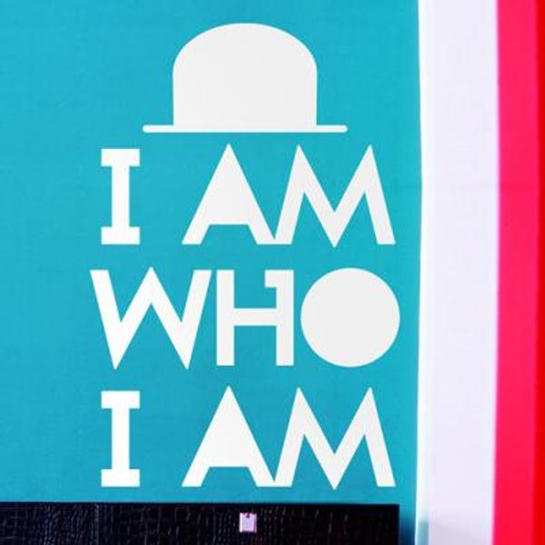 포인트스티커 북유럽타이포_IAM (완제품C) 시트지 벽