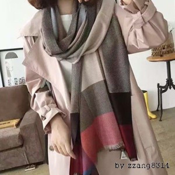 맥퀸스카프 클래식체크스카프 185 90cm 퀄리