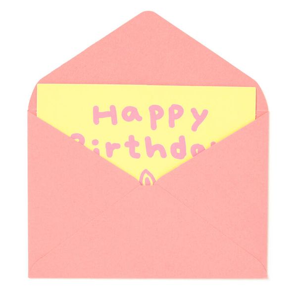 아트박스 생일캔들 메모카드