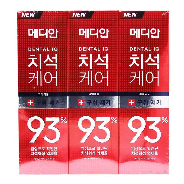 치석케어 기획 구취 120gx3 메디안 치약(W9785E4)