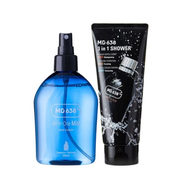 MD638 올인원미스트 200ml 1개+올인원 3 in 1샤워 1개