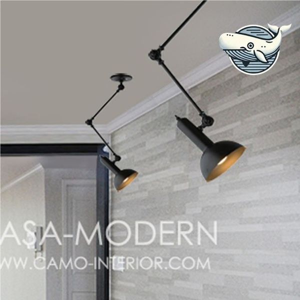 모던 인테리어 조명 블랙 3단 LED 카페(WFH85XI)