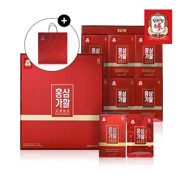 [정관장] 홍삼가활 50ml X 30포 +쇼핑백 증정