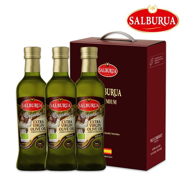 살부루아 유기농 엑스트라버진 올리브유 500ml 2P세트