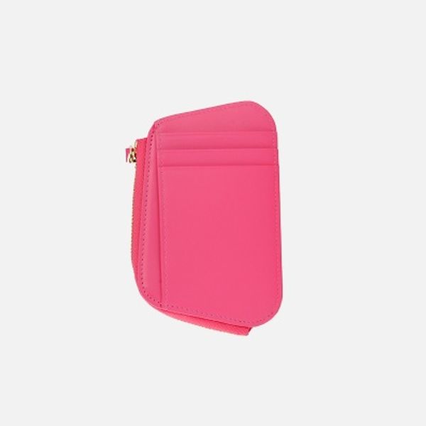 Reims Pebble Card Wallet Strawberry Pink 페블 카드 월렛 스트로베리핑크