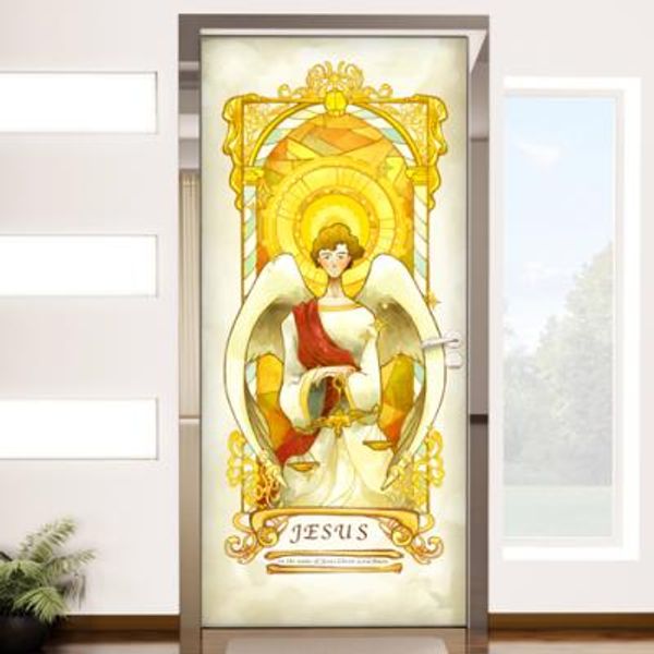 ip462-대천사미카엘_현관문방문시트지