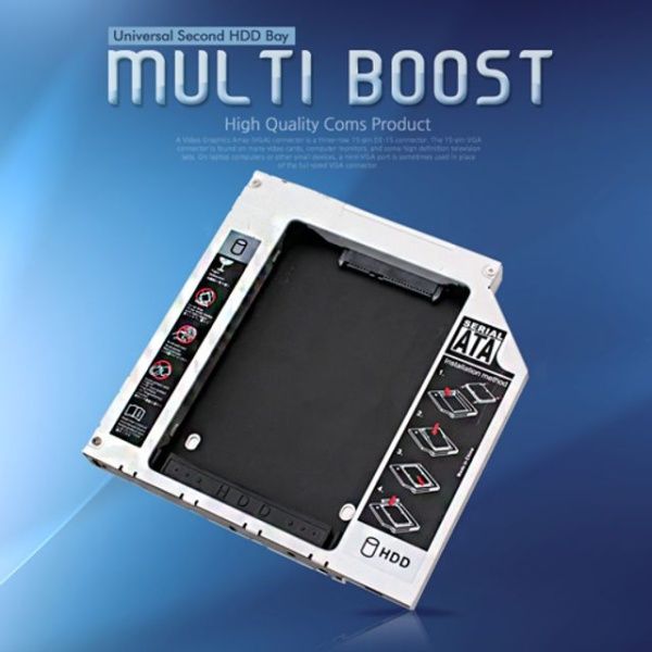 Coms 노트북용 멀티부스트 HDD/SSD 추가 설치용12.7mm