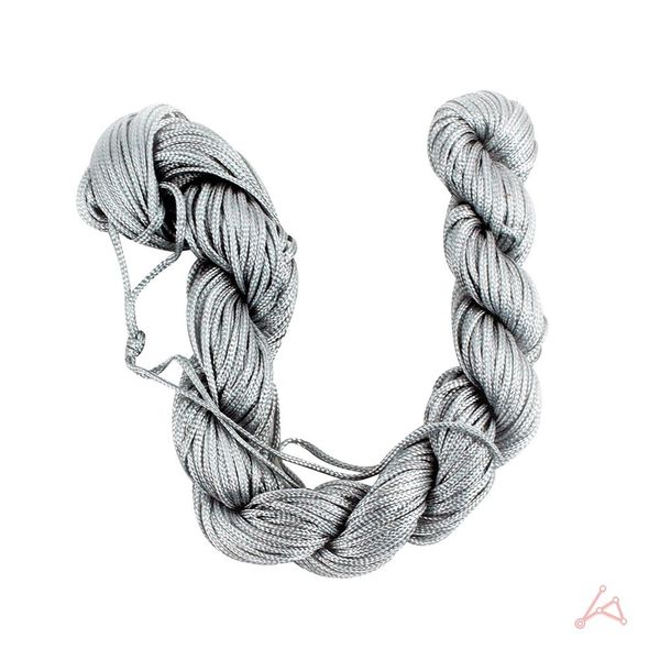 매듭실 색실 1mm -은색 은색 매듭실(WFG012T)
