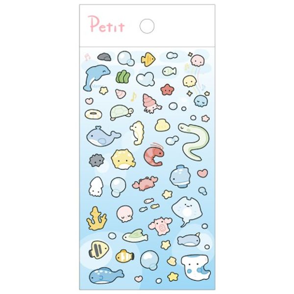 [쁘띠팬시]PD932 Mini Summer 스티커 동물