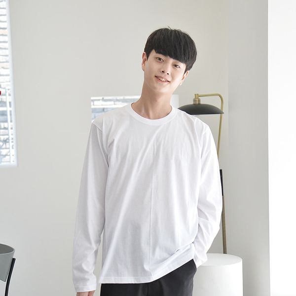 교복몰 민무늬 긴팔티 (4컬러) 남녀공용 반티 생활복